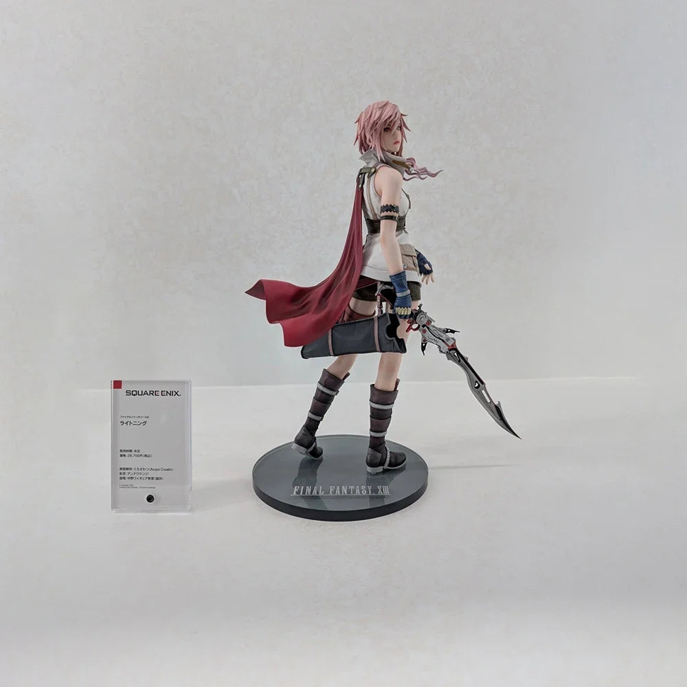 100% Original Good Smile Company, Square Enix Pop Up Parade Final Fantasy XIII Lightning Anime Figure Garage Kit Birthday Gift