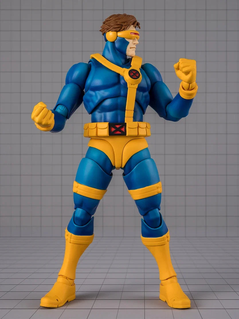 Original BANDAI S.H.Figuarts X-Men Cyclops GAMERVERSE Action Figure Toys PVC Model Collection Anime Joint Figurine Doll Gift