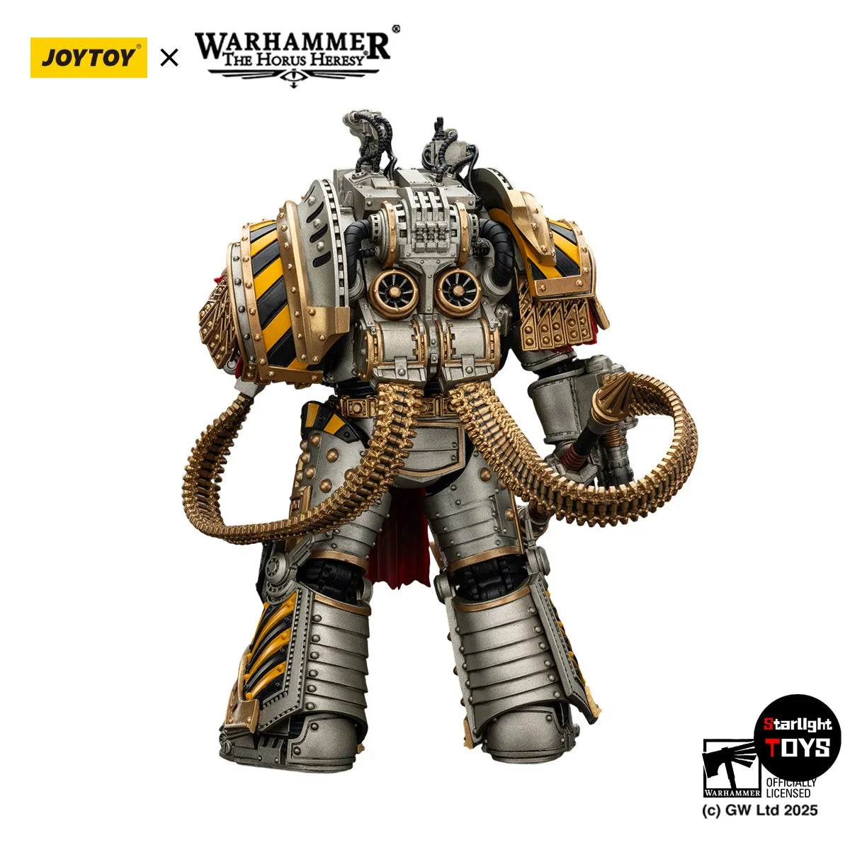 【JOYTOY】Warhammer 40K Iron Warriors Perturabo Primarch of The LVth Legion 1/18 Action Figure Model Toys