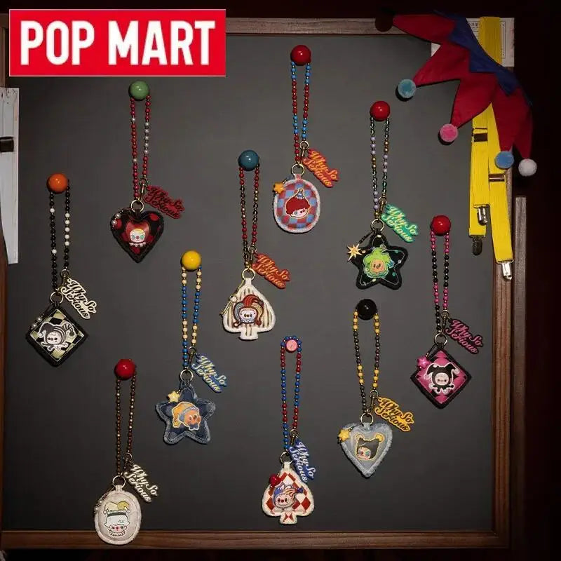 POP MART Why So Serious Series Pendant Blind Box Toys Kawaii Anime Action Figure Surprise Mystery Box Figurines Dolls Kids Gifts