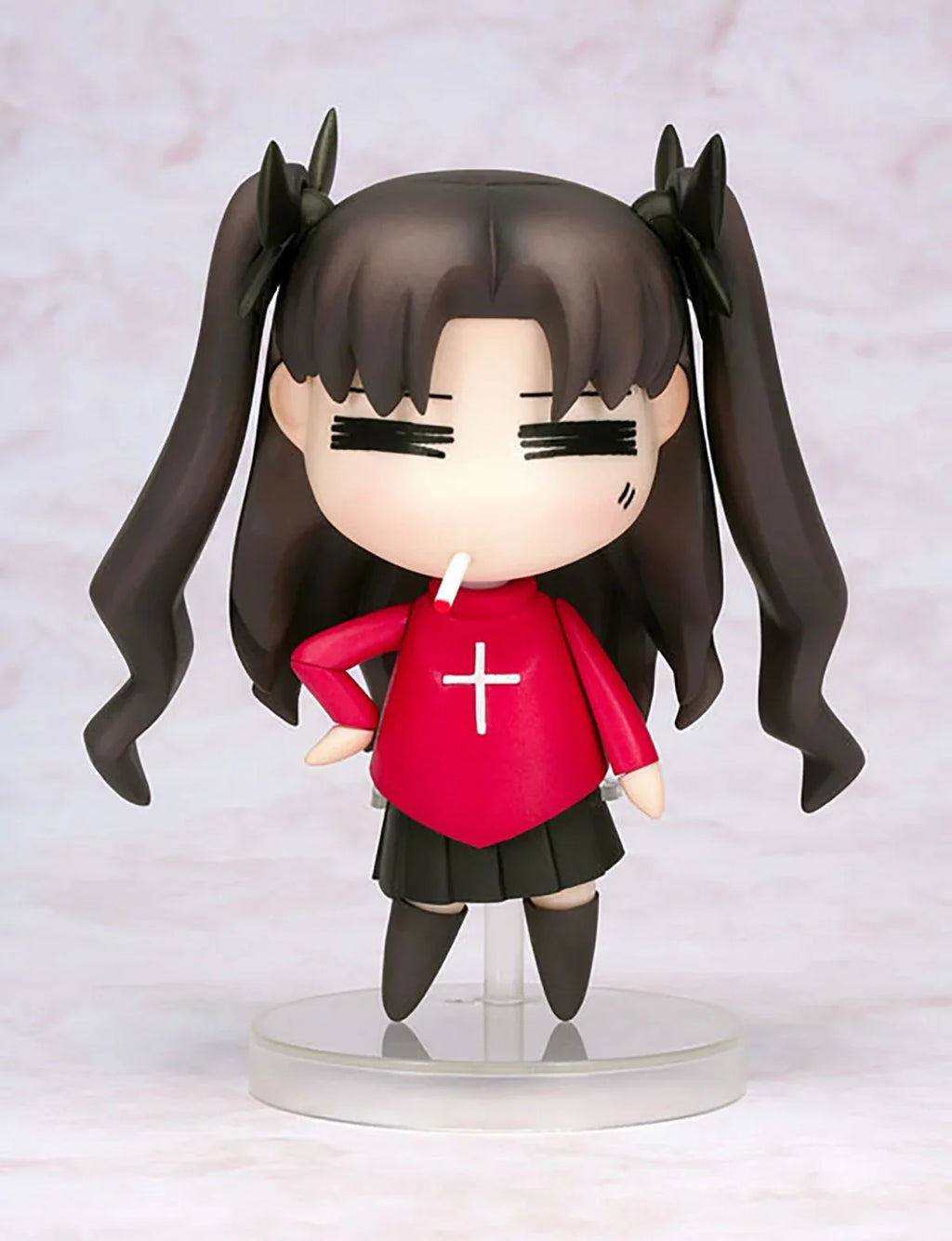 Original Genuine Good Smile Company Action/Dolls Nendoroid (#005) Fate/Stay Night Tohsaka Rin Yasagure Rin Anime Action Figure
