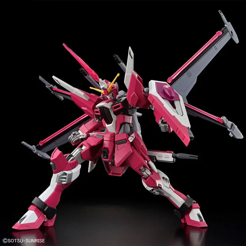 Bandai Original Genuine Figure Gundam Model Kit HGCE 1/144 Infinite Justice Gundam Type II Collection Model Action Figure Toys