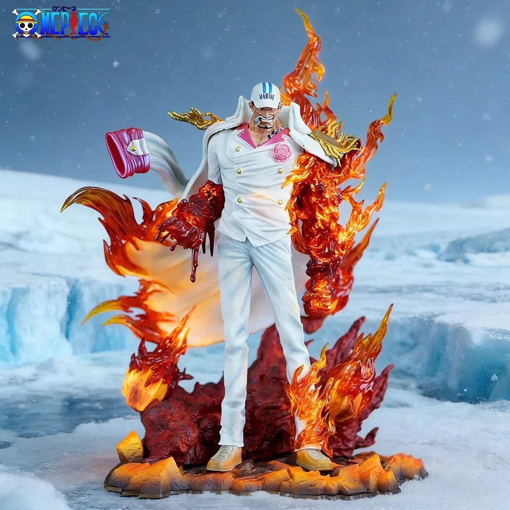 34cm/13.39in Anime One Piece Figure Sakazuki Action Figures Pvc Statue Desktop Ornamen Collection Model Toys Gifts