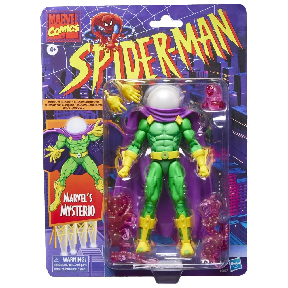[In-Stock] Original NEW Hasbro Marvel Legends Series Mysterio (Spider-Man) 15cm Collectible Anime Action Figure Model Gift Toys