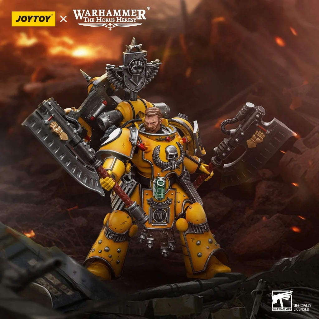 JOYTOY Warhammer 40k 1/18 Action Figures Anime 12.4cm Imperial Fists Fafnir Rann