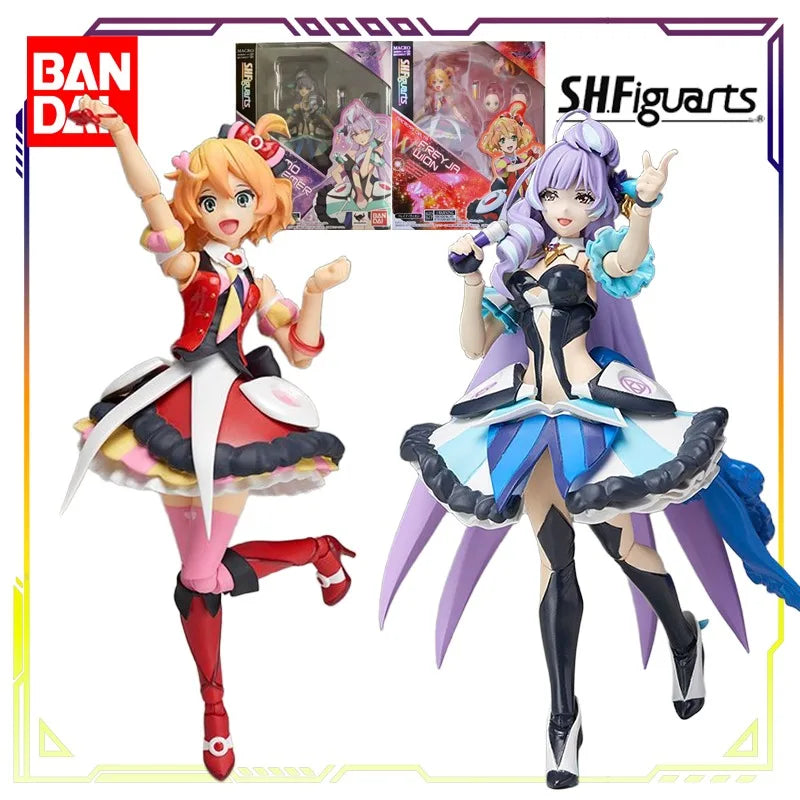 BANDAI Original S.H.Figuarts Macross Delta Series Freya Wien\Meiyun Jinnumel Anime Action Figure Model Toys Gifts Fo Boys