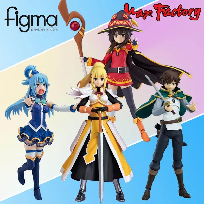 Max Factory Genuine Figma Series Anime Kono Subarashii Sekai Ni Shukufuku O! Finished Product Movable Model Exquisite Toys