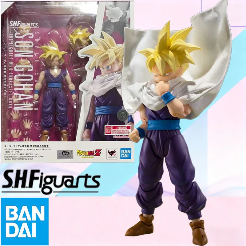 Low price In Stock BANDAI Original Box S.H.Figuarts DRAGON BALL SUPER SAIYAN SON GOHAN SHF Action Figure Model Toy Gift for Kids