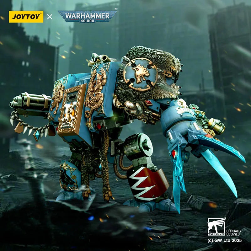JOYTOY Warhammer 40K 1/18 Space Wolves Bjorn the Fell-Handed Action Figure Game Soldier Figurine Model Collectible Toy