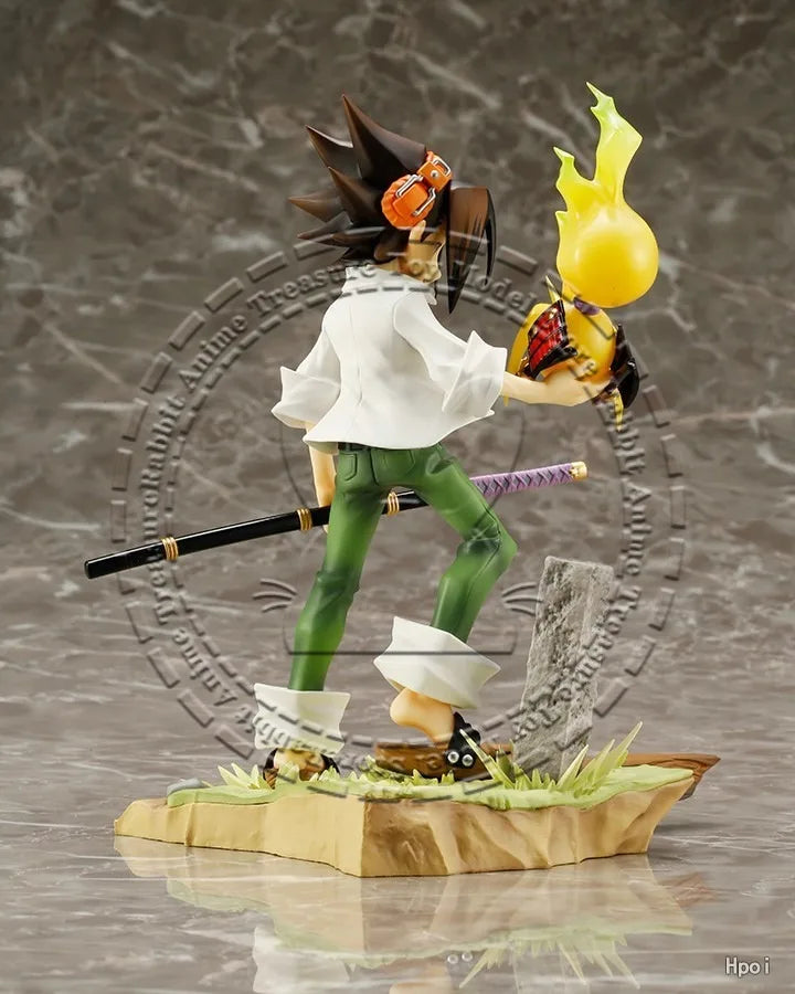 In Stock Original Genuine Kotobukiya ARTFX J Shaman King Asakura Yoh 1/8 Scale Statue PVC ABS Collector Gift Decoration