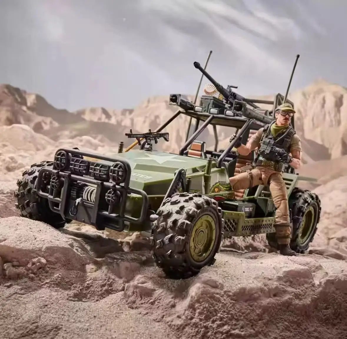 Auf Lager G.I. Joe GI Joe Classified Series 6" 171 Crankcase AWE Striker 4WD Fahrzeug SDCC Actionfigur Modell Spielzeug Hobby Geschenk