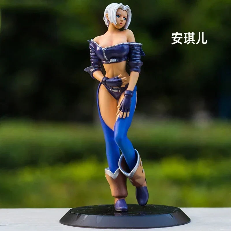 THEKINGOFFIGHTERS Action Figure Kyo Kusanagi Iori Yagami Mari Angel Game Model Ornament Toys Children Gifts