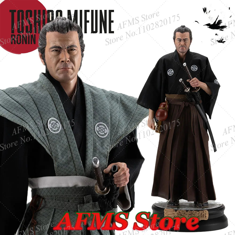 Infinite Statue X Kaustic Plastik 1/6 Scale Collectible Figure Toshiro Mifune Samurai Ronin 12" Men Soldier Action Figure Model