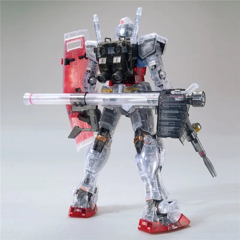 Bandai Gundam Assembled Model Figure MG 1/100 RX-78-2 Gundam 3.0 Ver Clear Color Base Limited Genuine Model Collection Ornaments