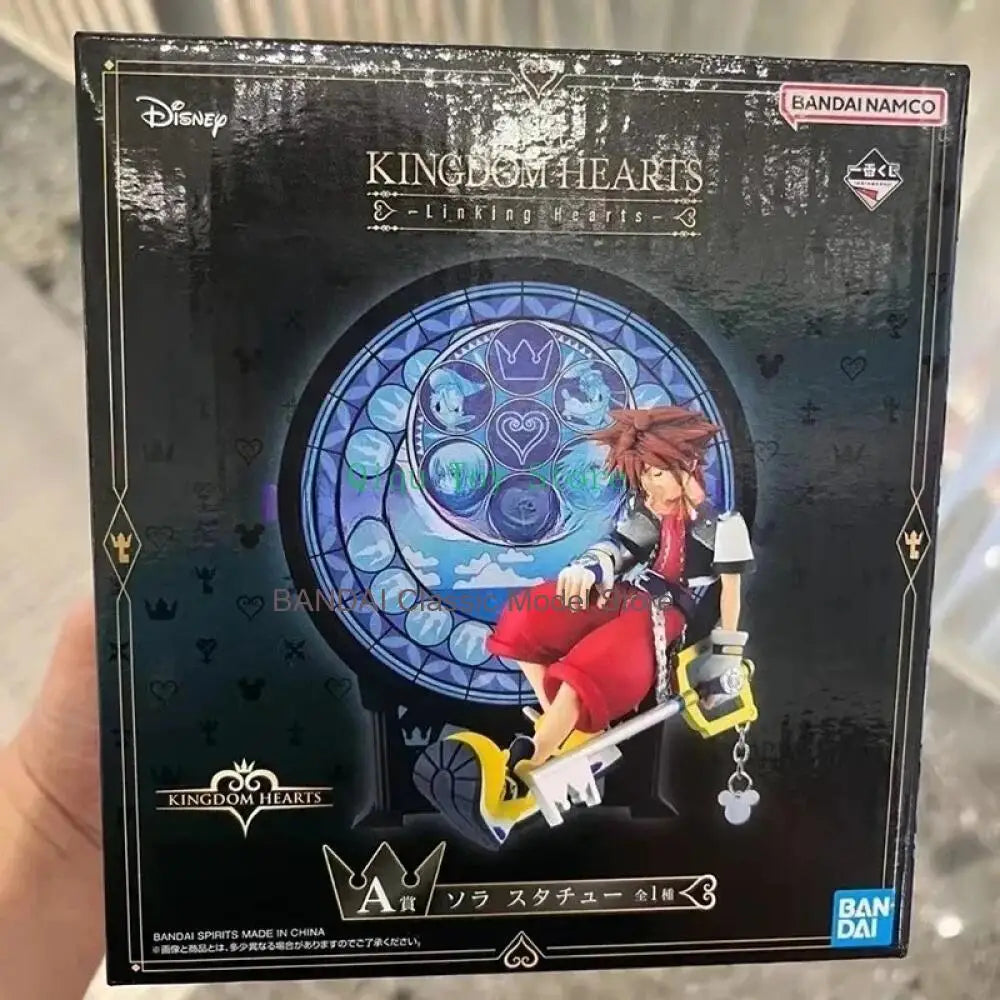 Kingdom Hearts Original Bandai Ichiban Kuji Sola Heart to Heart Anime Figure Boxed Model Collectible Statue Gifts For Boys Stock
