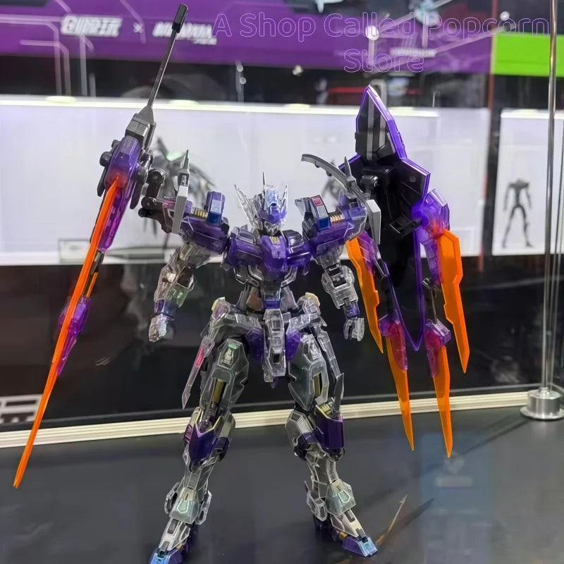 In Stock Eddas Asgard 1/100 Holographic Limited Hologram Valkyrie Mechanical Clear Ver.Action Figures Assembly Model Toy Gift