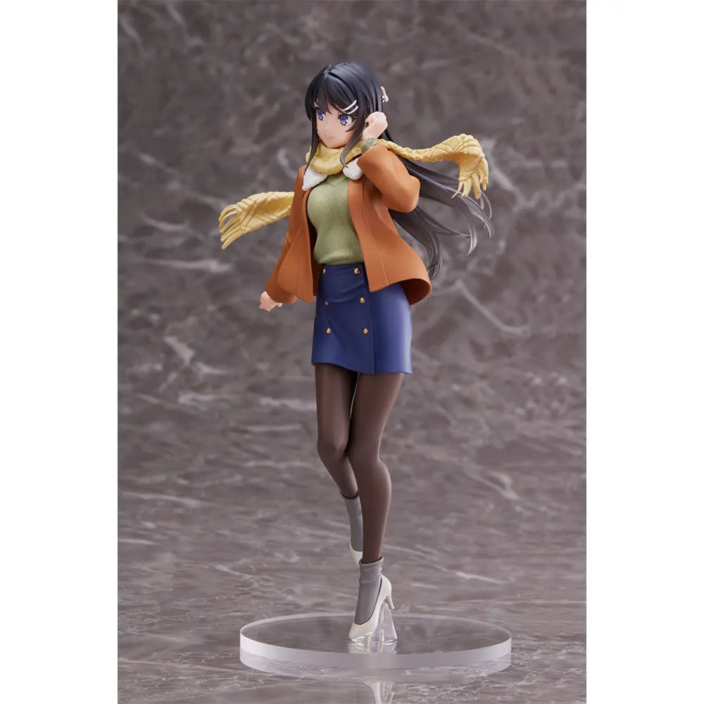 18CM Anime Rascal Does Not Dream of Bunny Girl Senpai Figure Sakurajima Mai Stand Animation Model Toy Gift Collection Decoration