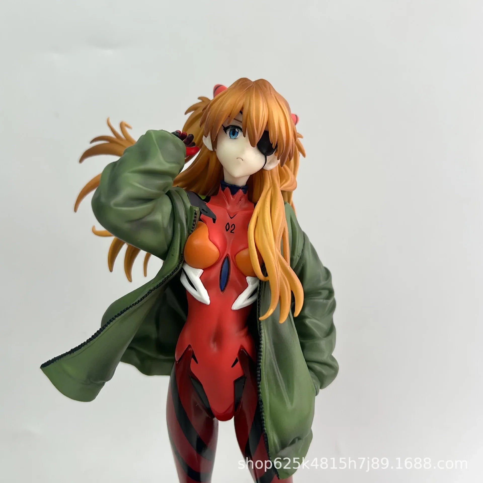 24cm Anime EVA theatrical version Asuka standing posture Action Figure PVC model Toys doll Desk Decor Collectible Gifts