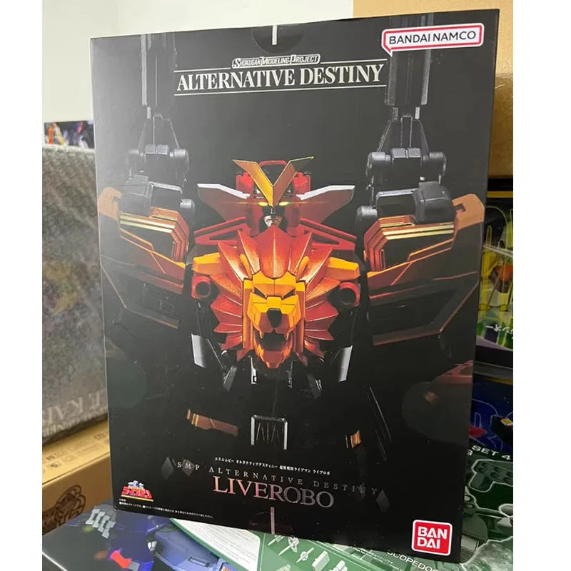 Bandai Genuine SHOKUGAN MODELING PROJECT SMP Choujuu Sentai Liveman Life Robot Anime Action Figure Assembly Model Toys Gift Boys