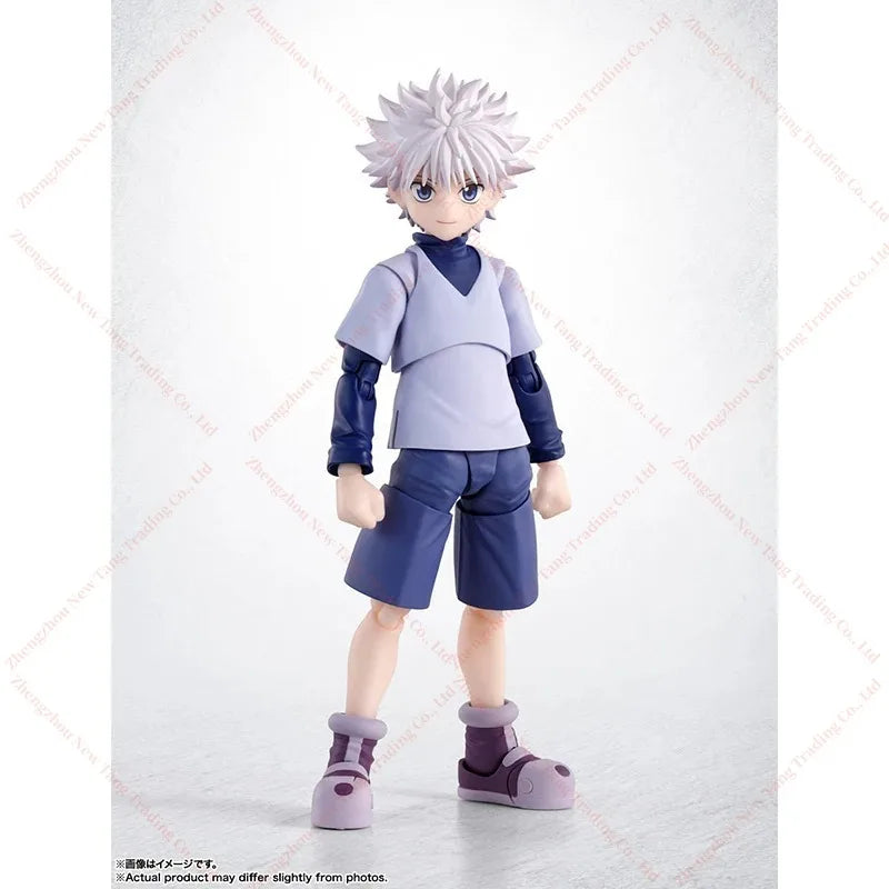 Original Bandai Shf Hunter x Hunter S.H.Figuarts Killua  In Stock Anime Action Collection Figures Model Toys