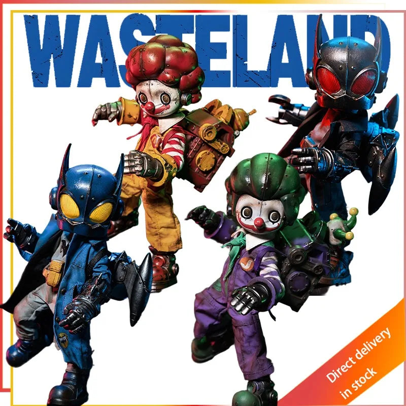 WASTELAND Genuine Abolition of Nuclear Warfare Crazy Clown The Dark Knight Luminescent Action Joint Mobility Figure Model Toys