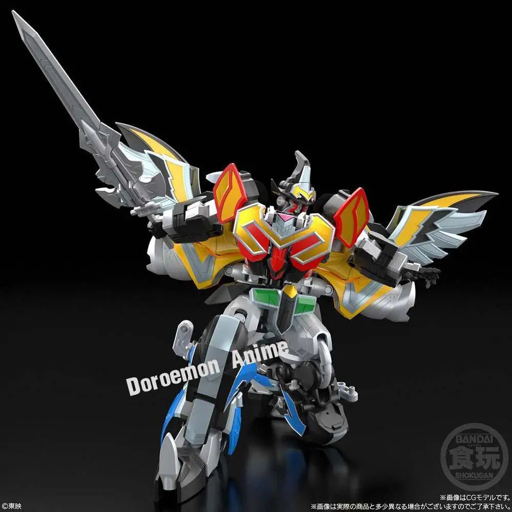 In Stock Original Bandai Smp Power Rangers Mystic Force Mahou Sentai Magiranger Titan Megazord Magi King Assembly Figures