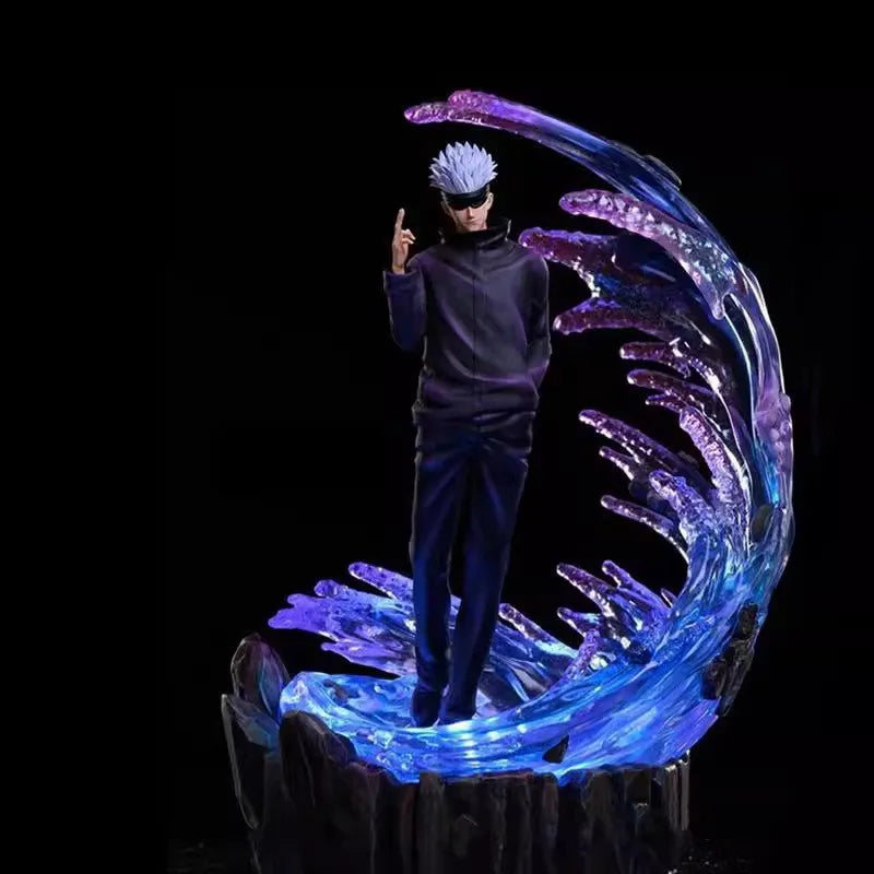 30cm New Jujutsu Kaisen Anime Figure Gojo Satoru Peripheral PVC Model Statue Desktop Decoration Ornaments Birthday Gifts Toys