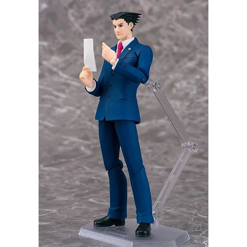 Max Factory Figma Finished Product Movable Exquisite Proportional Doll Series Ace Attorney Anime Toy Model Festival Gift for Boy