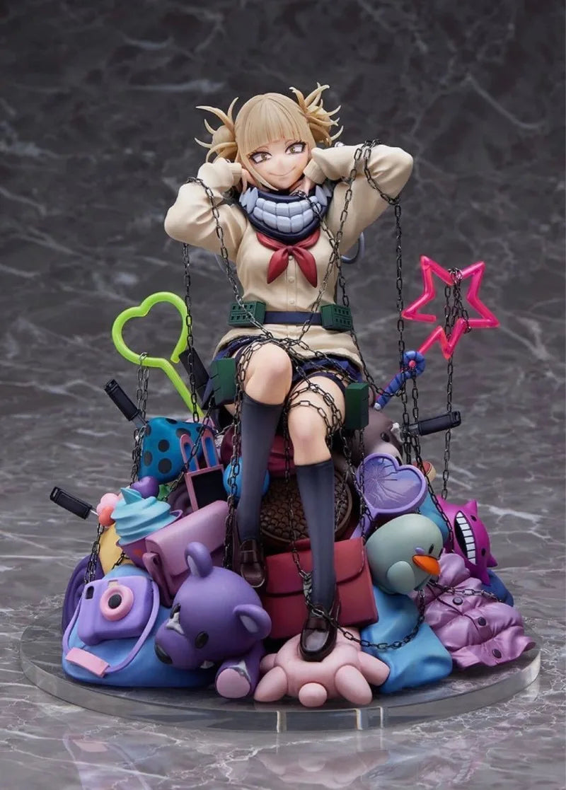 In stock Genuine My Hero Academia Toga Himiko Villain VER.PVC Action Anime Figure Model Toys Figure Collection Doll Gift