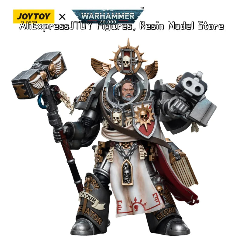 JOYTOY 1/18 Action Figures 40K Grey Knights Grand Master Voldus Caddon Vibova Anime Game Model Gift