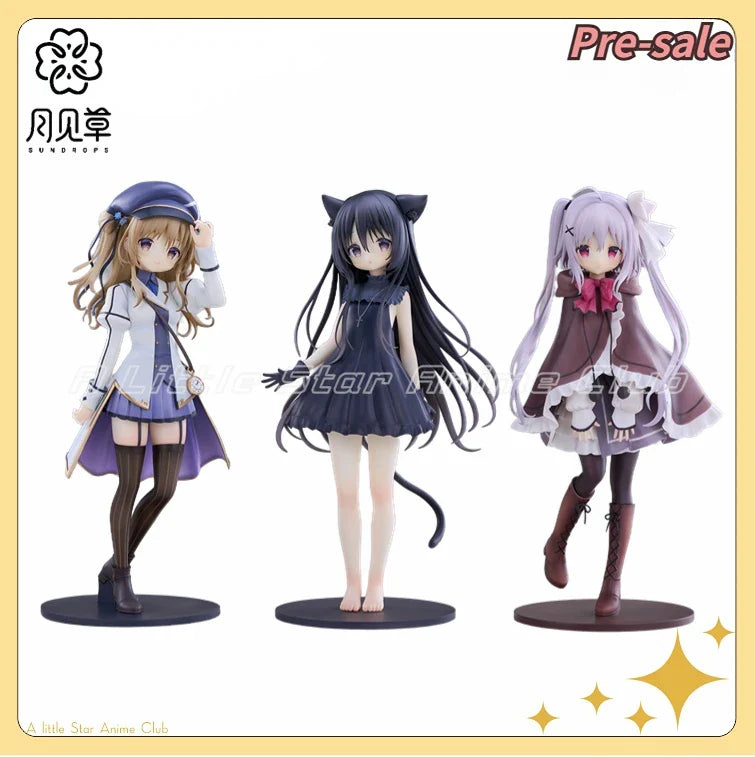 Original SUNDROPS Hoshizora Tetsudou To Shiro No Tabi Karuha/Noir/Neri 1/7 Sammlerstücke Anime Figuren Spielzeug