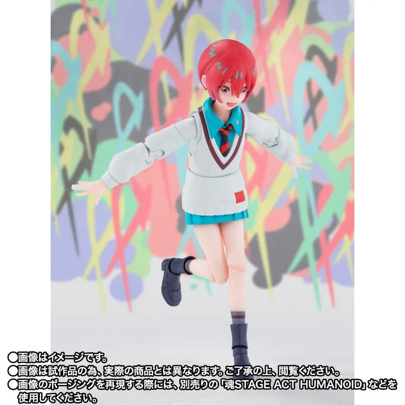 Bandai Genuine SHF Gundam GQuuuuuuX Amate Yuzuriha (MACHU) Anime Action Figure Collectible Model Toys Ornaments Gift Children