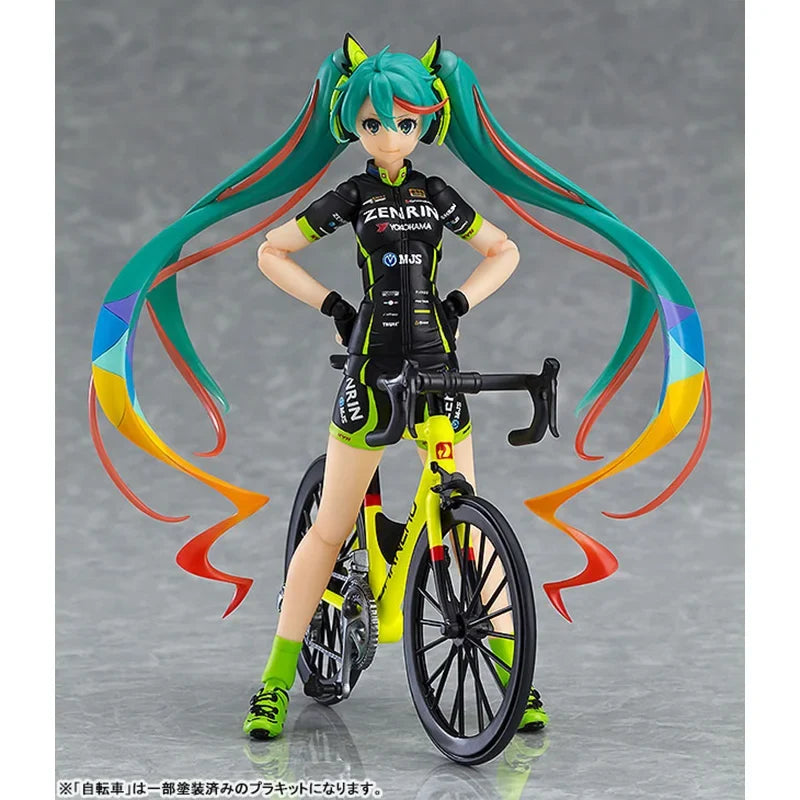 100% Original Figma 365 Racing Miku 2016 TeamUKYO Support ver. In Stock Anime Action Collection Figures Model Toys