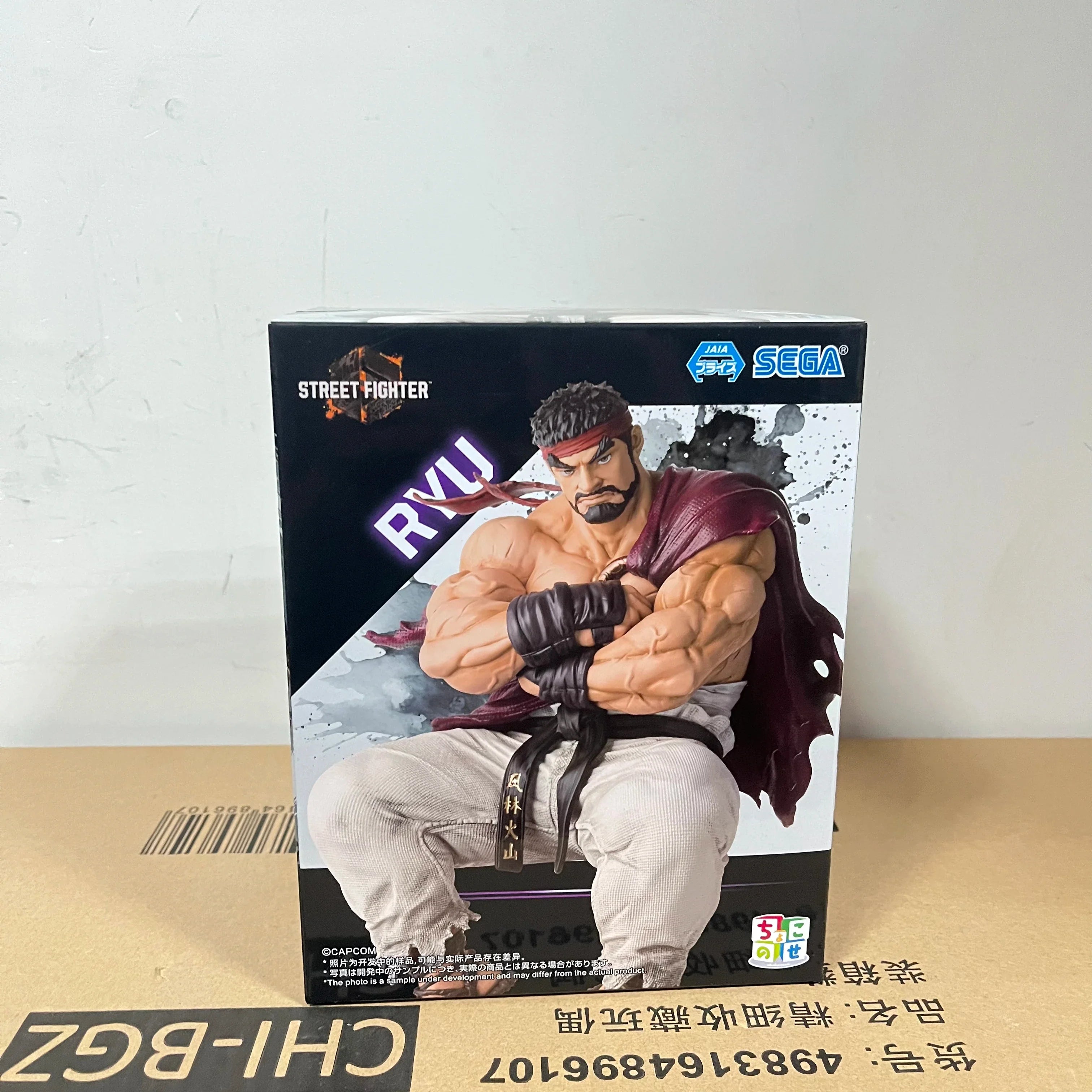 Original SEGA Street Fighter 6 Ryu Hoshi SF Anime Figure Toys PVC Model Collection Noodle Stopper Action Figurine Doll Gift