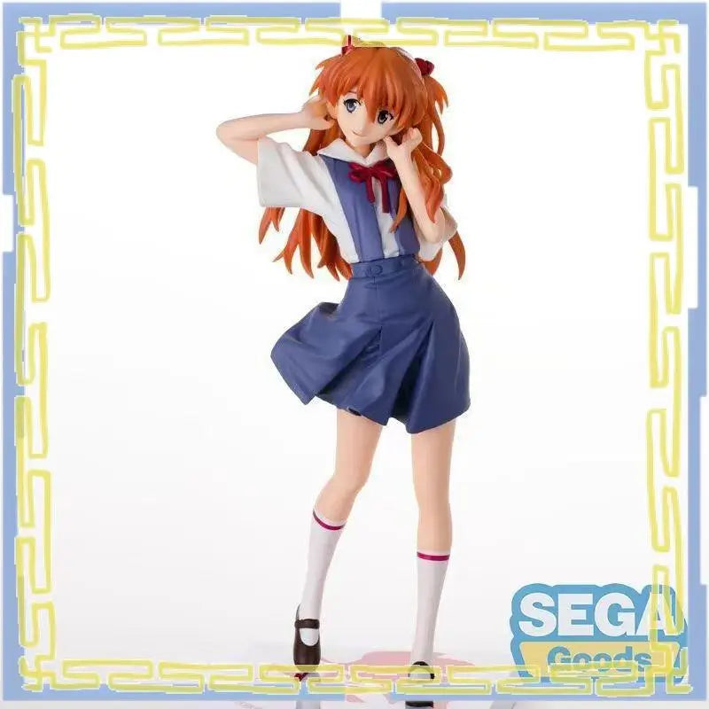 In Stock Genuine Neon Genesis Evangelion Xstellar Asuka Langley Soryu Desktop Ornament Anime Figure Model Collector Toy Gift