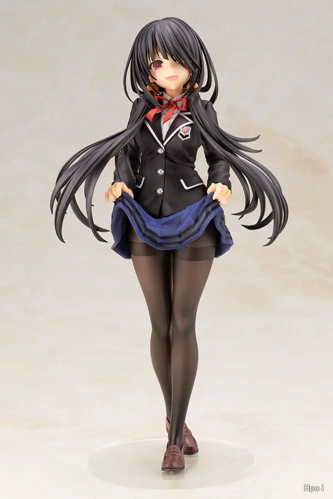 Original in Stock KOTOBUKIYA DATE A LIVE Kurumi Tokisaki School Uniform 1/7 Figures Model Toys Gifts Collection Ornaments