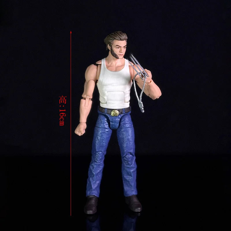 Marvel Wolverine Deadpool X-Men Legend Series Action Figure 6-Inch Logan Figures Joint Mobility Model Collection Customized Toys