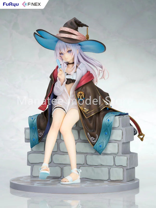 FURYU Original Wandering Witch: The Journey of Elaina Elaina 1/7 PVC Action Figure Anime Model Toys Collection Doll Gift