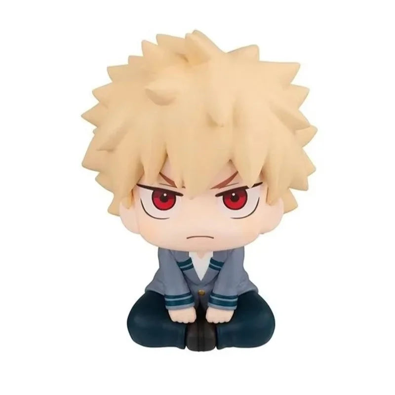 Boku No Hero Academia Anime Figure 10cm Midoriya Izuku Action Figure with Bakugo Katsuki/Todoroki Shoto PVC Collection Toys