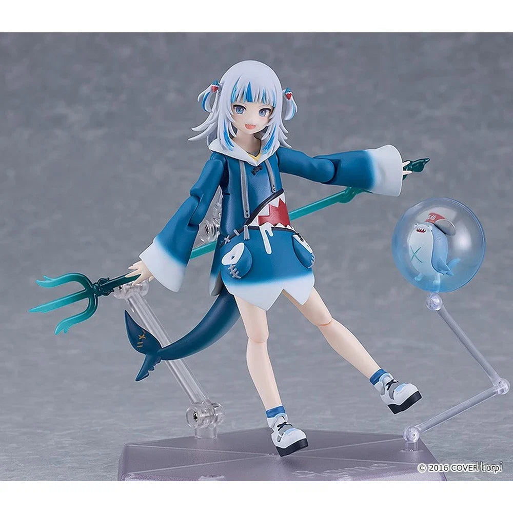 Genuine Original Max Factory figma 618 Gawr Gura Anime Character Figure Movable Model Children's toys Gifts In Stock