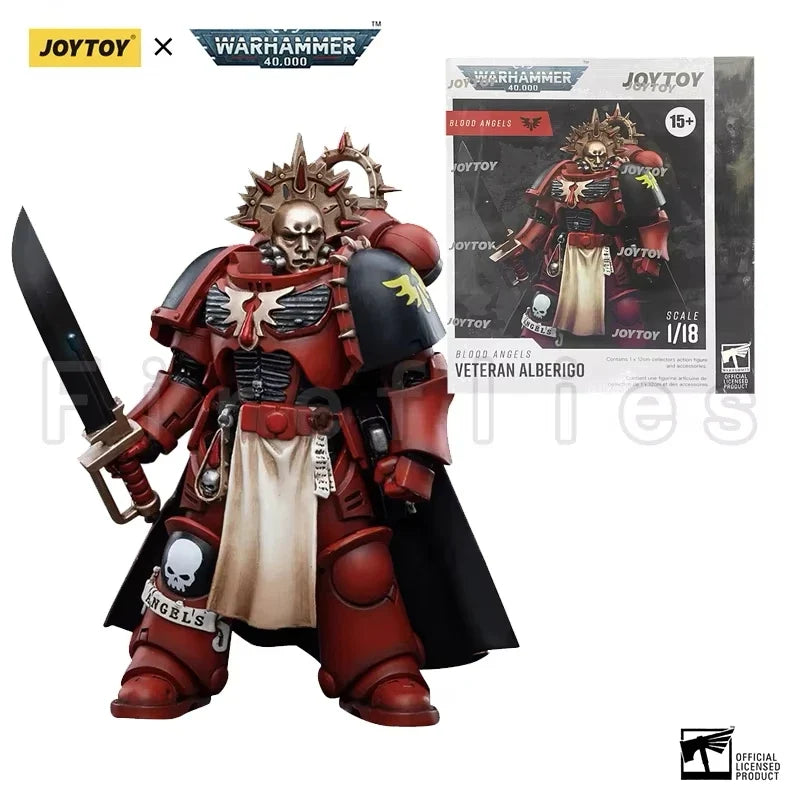 1/18 JOYTOY Action Figure (4PCS/SET) Blood Angels Veteran Version 2 Anime Collection Model Toy