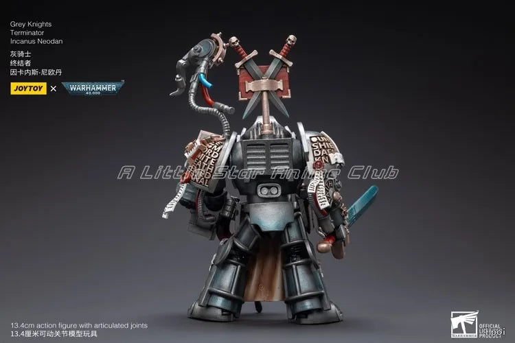 In Stock Original JOYTOY 1/18 Action Fique Warhammer 40000 Grey Knights Terminator Incanus Neodan Model Toy