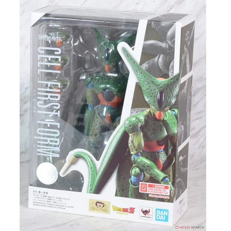 100% Original Bandai In Stock S H Figuarts Original Anime Dragon Ball Cell Action Figure Model Toy Gift DT