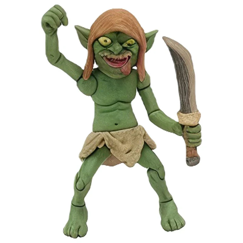 In Stock Cabin Goblin 2 Movable Action Figure Red And Green Devil Joint Super Flexible 8cm Model Classic Collectible Toys Gift