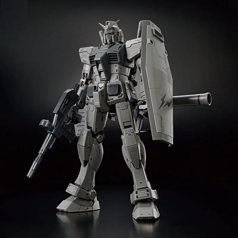 Bandai original MG 1/100 RX78FRGMT Gundam Ver. 3.0 anime action figure assembly model ornaments collection toy gift for kids