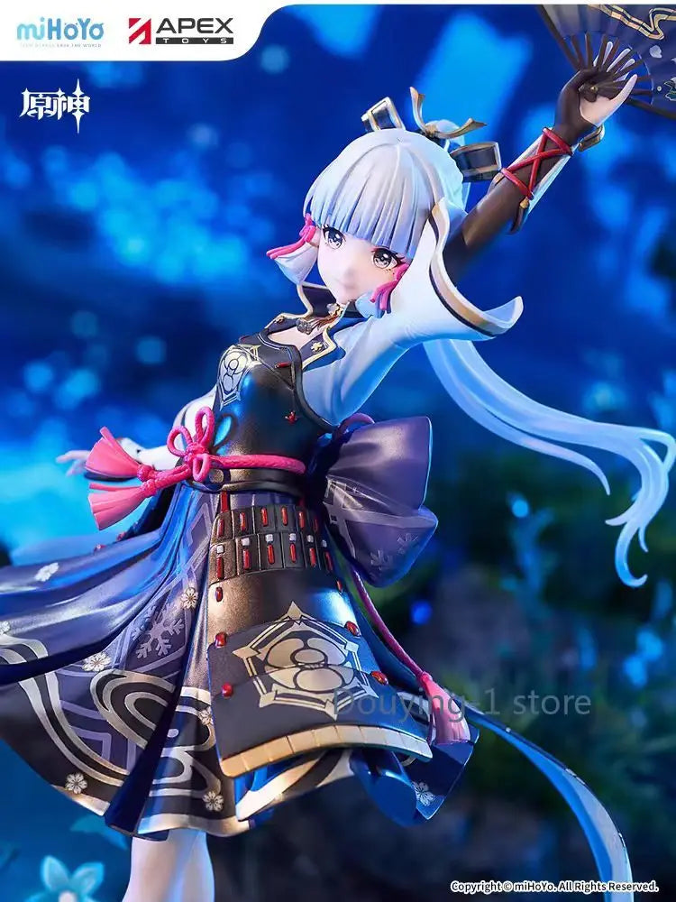 APEX/Genshin Impact Kamisato Ayaka White Heron Frost Blossom Ver. 1/7 Static Figure Merchandise