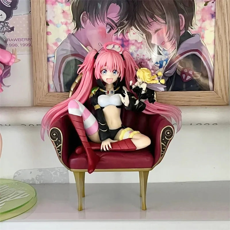 Original Bandai Rimuru Tempest Milim Diablo Figure Anime That Time I Got Reincarnated As A Slime Figurine Models Toys Doll Gifts