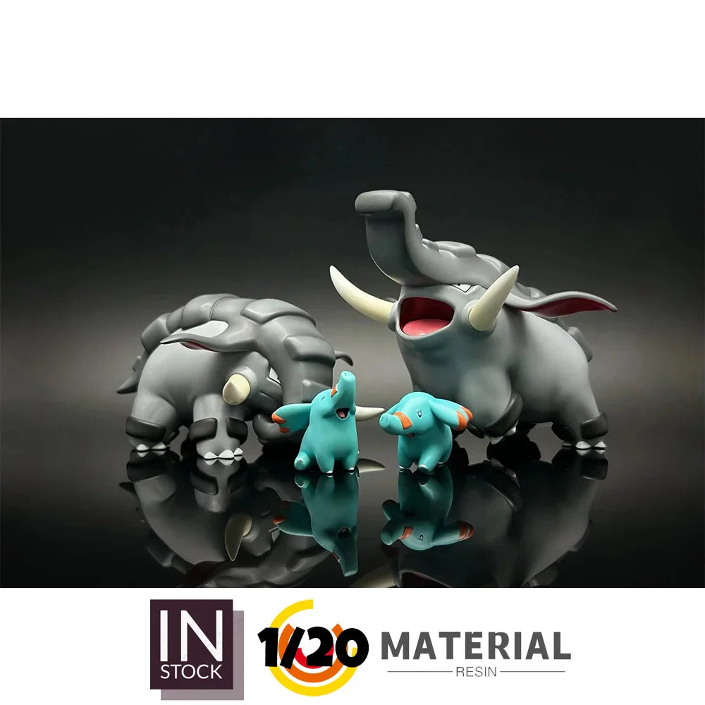 [AUF LAGER] 1/20 Kunstharzfigur [TP] - Phanpy & Donphan A