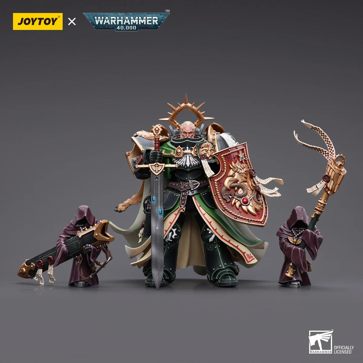 JOYTOY Warhammer 40K 1/18 Scale Dark Angels Primarch Lion El‘Jonson Action Figure Model Dolls Toy for Collection Display
