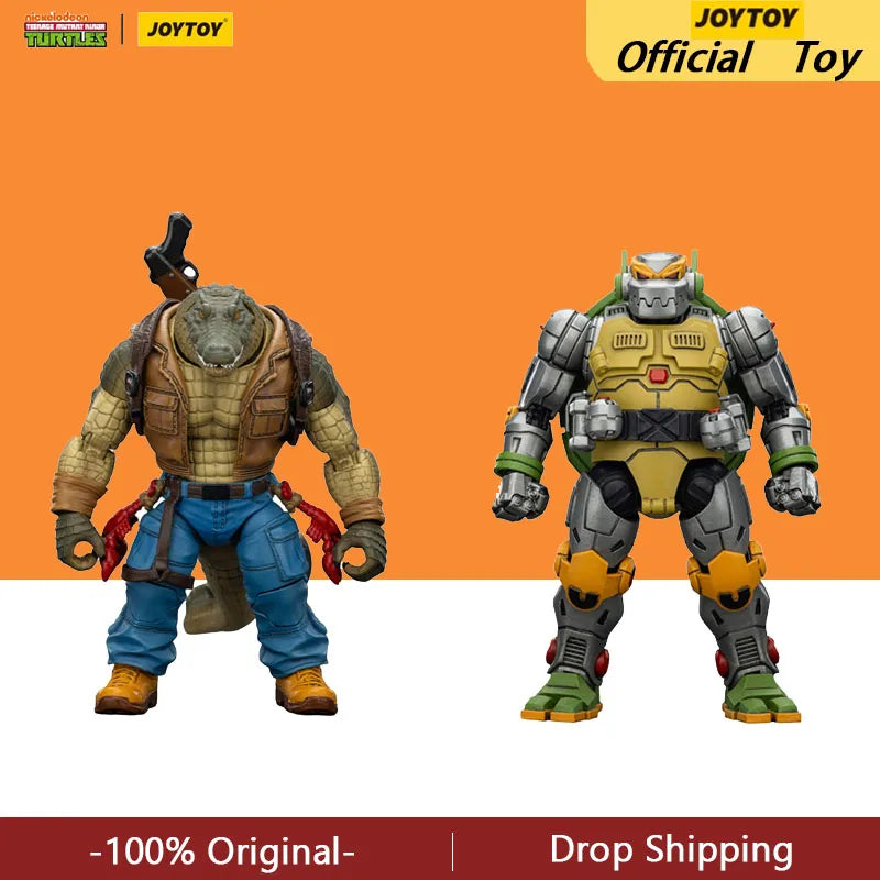 JOYTOY Teenage mutant Ninja Turtles TMNT-Leatherhead Metalhead Action Figure  Model Doll Collection Decor Toy Gifts Figures